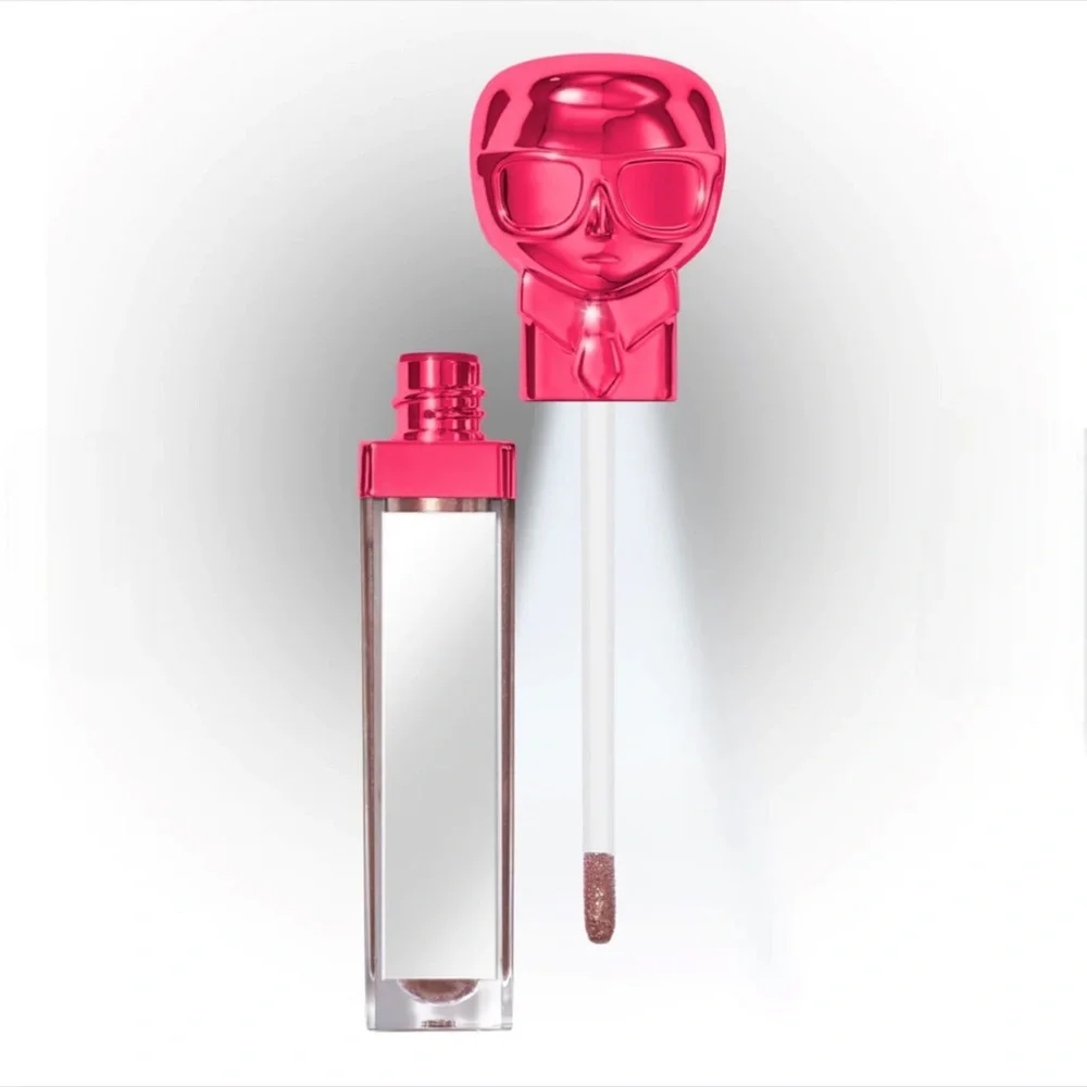 new Karl Lagerfeld x Modelco ᨎ Lip Lights Special FX Top Coat Gloss ᨎ Rhumba ᨎ